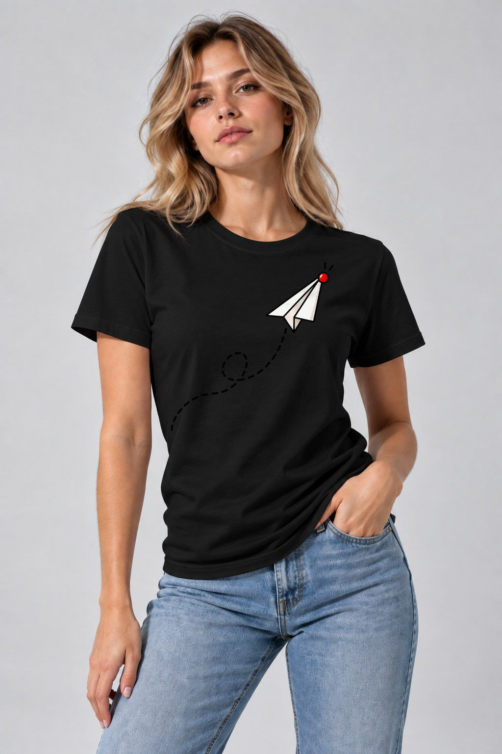 Paper Plane Launch - Black
