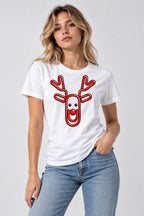 Paperclip Reindeer - White