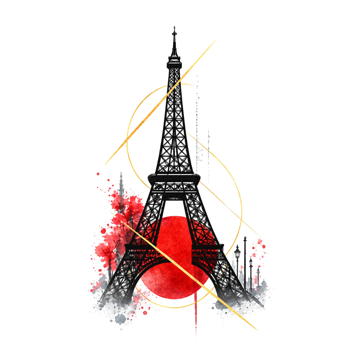 Paris Tower Splash