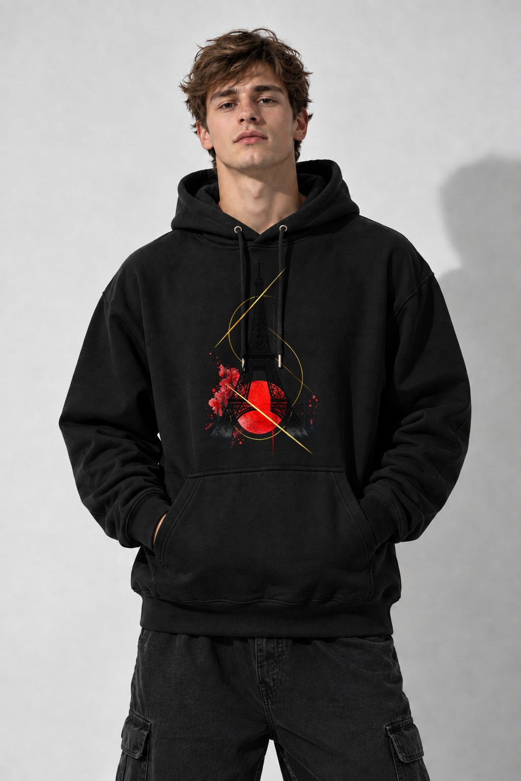 Paris Tower Splash - Black