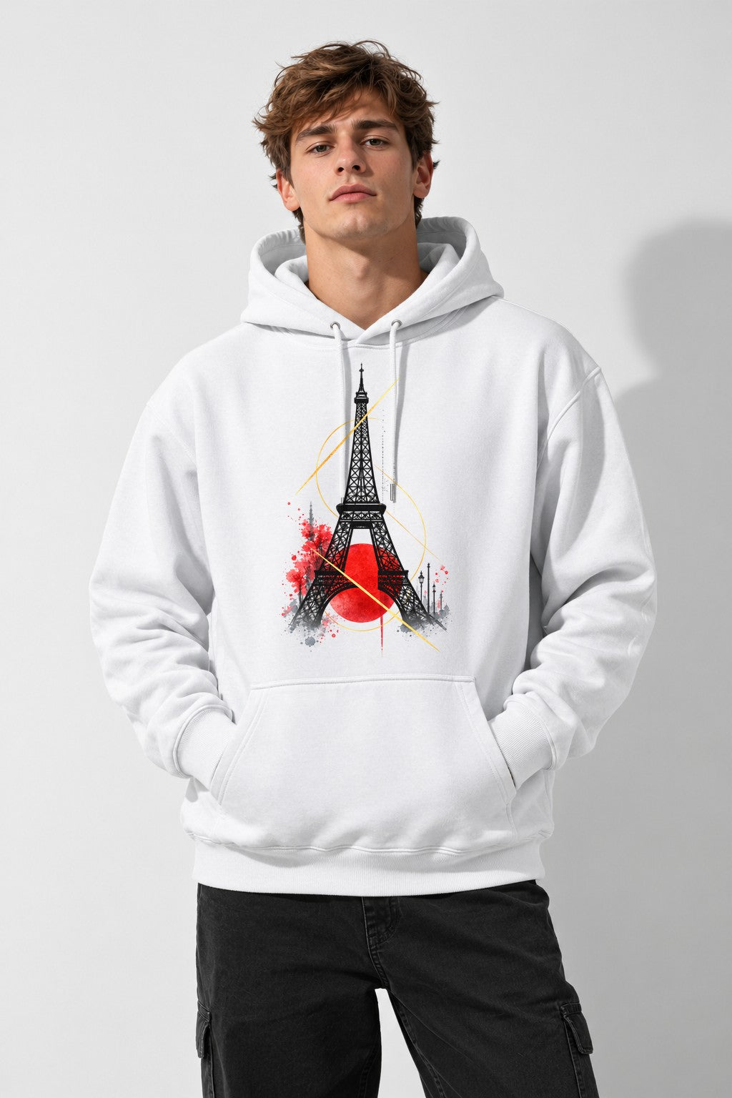 Paris Tower Splash - White