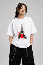 Paris Tower Splash - White