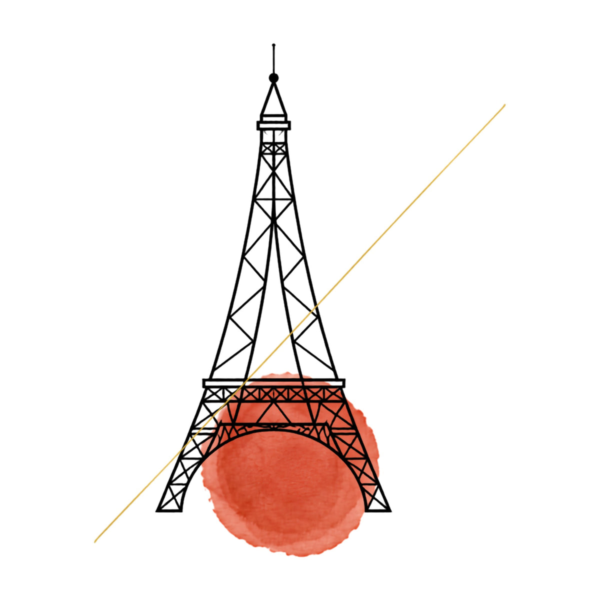 Parisian Tower Sketch