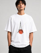 Parisian Tower Sketch - White