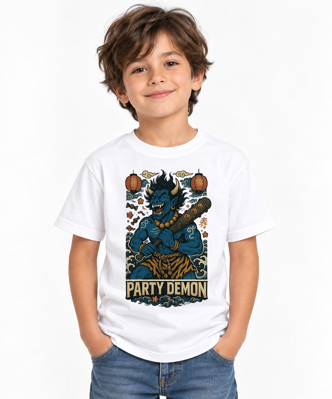 Party Demon Oni - White