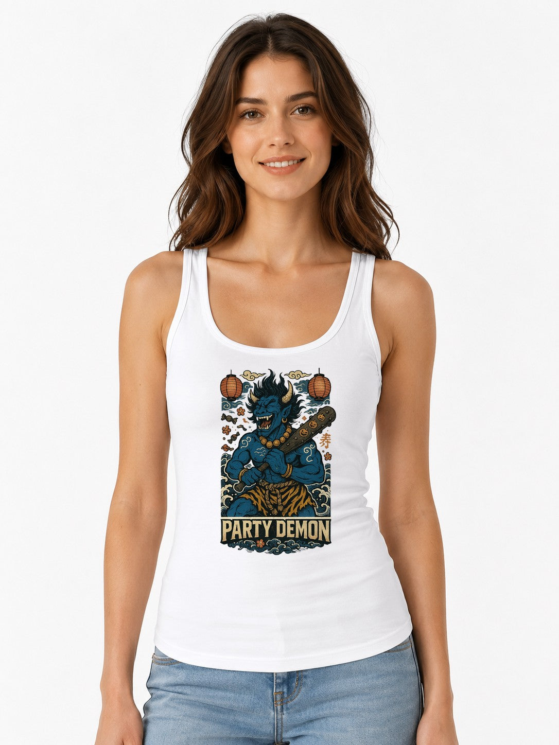 Party Demon Oni - White