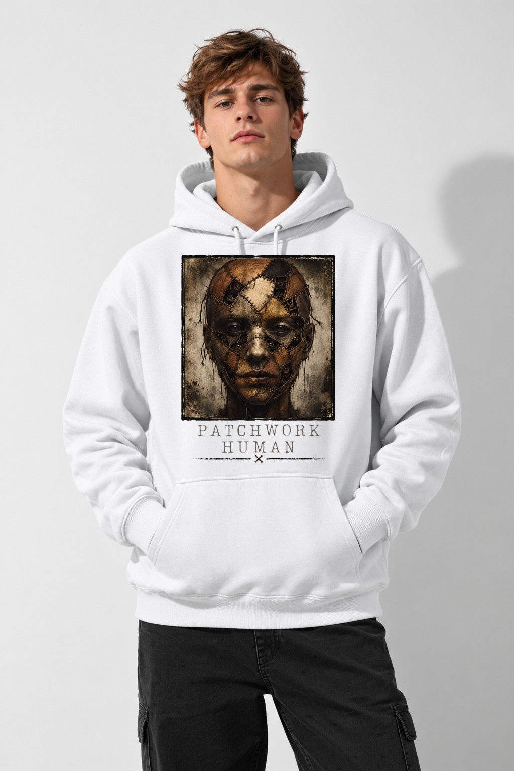 Patchwork Human - White