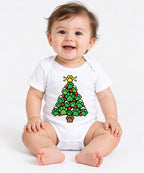 Paw Print Christmas Tree - White