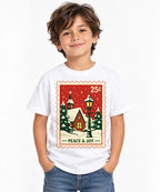 Peace and Joy Stamp - White