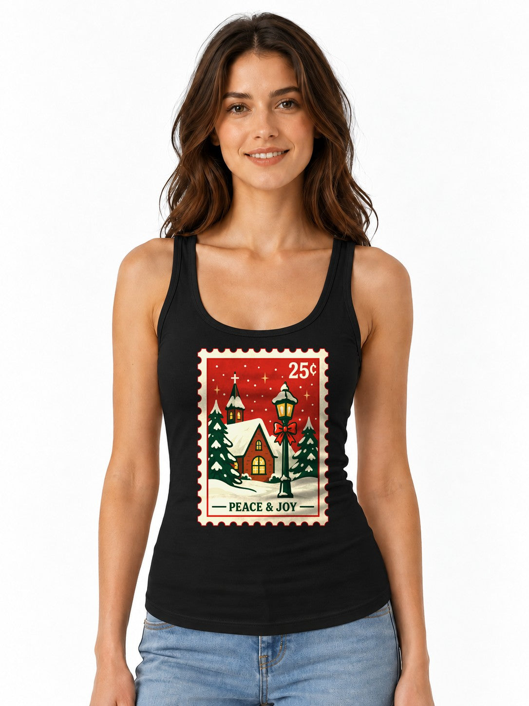 Peace and Joy Stamp - Black