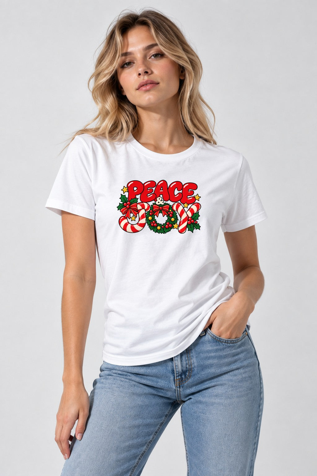Peace & Joy - White