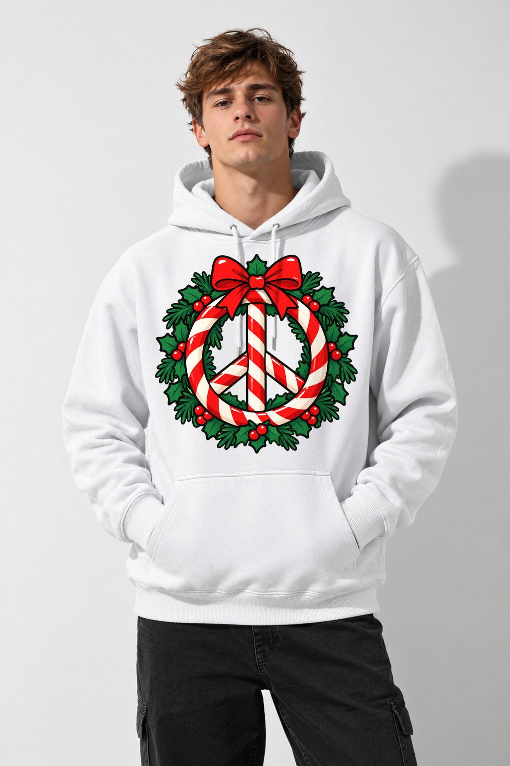 Peace Wreath - White