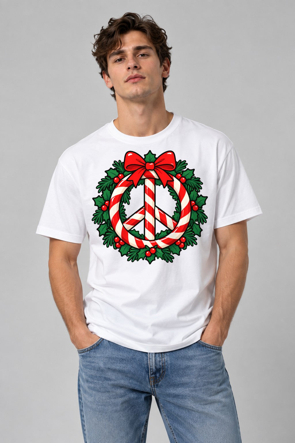Peace Wreath - White