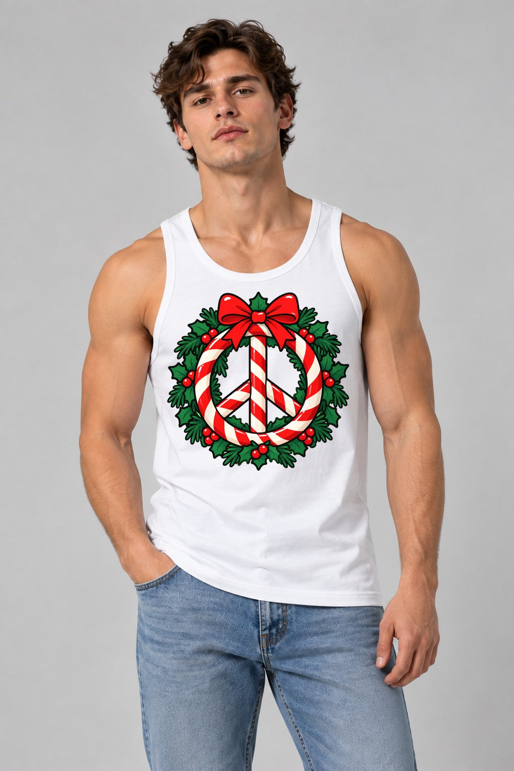 Peace Wreath - White