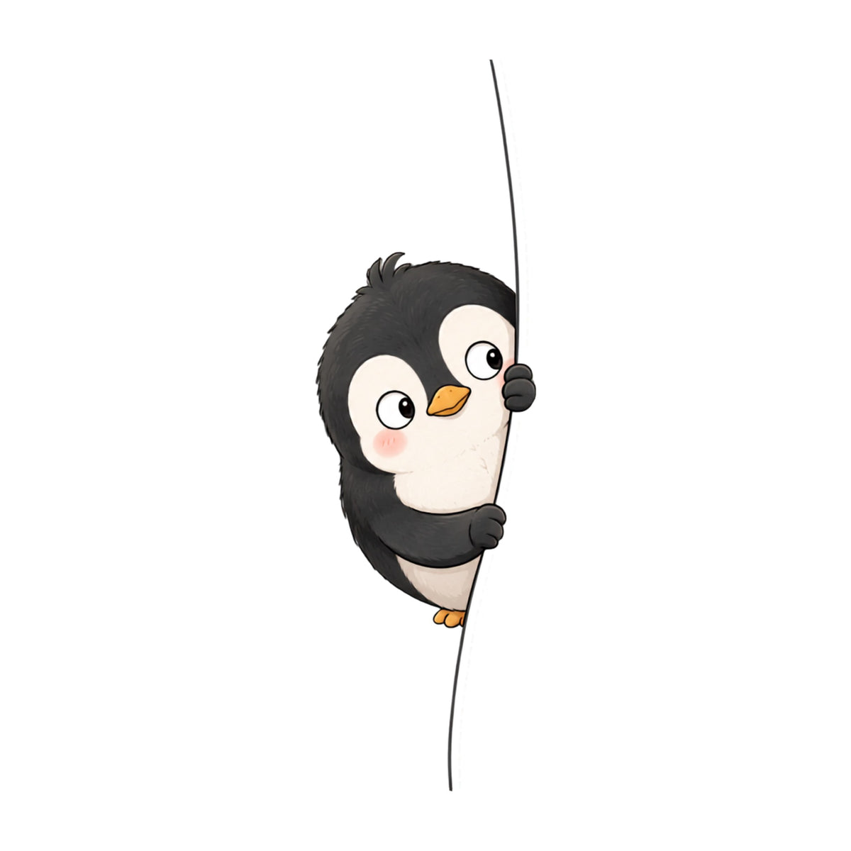 Peeking Penguin