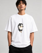 Peeking Penguin - White