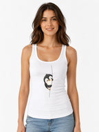 Peeking Penguin - White