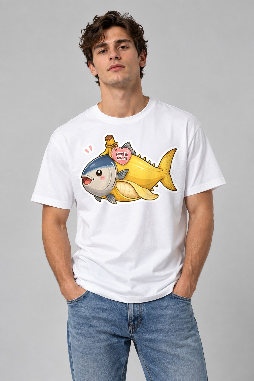 Peel & Swim - White