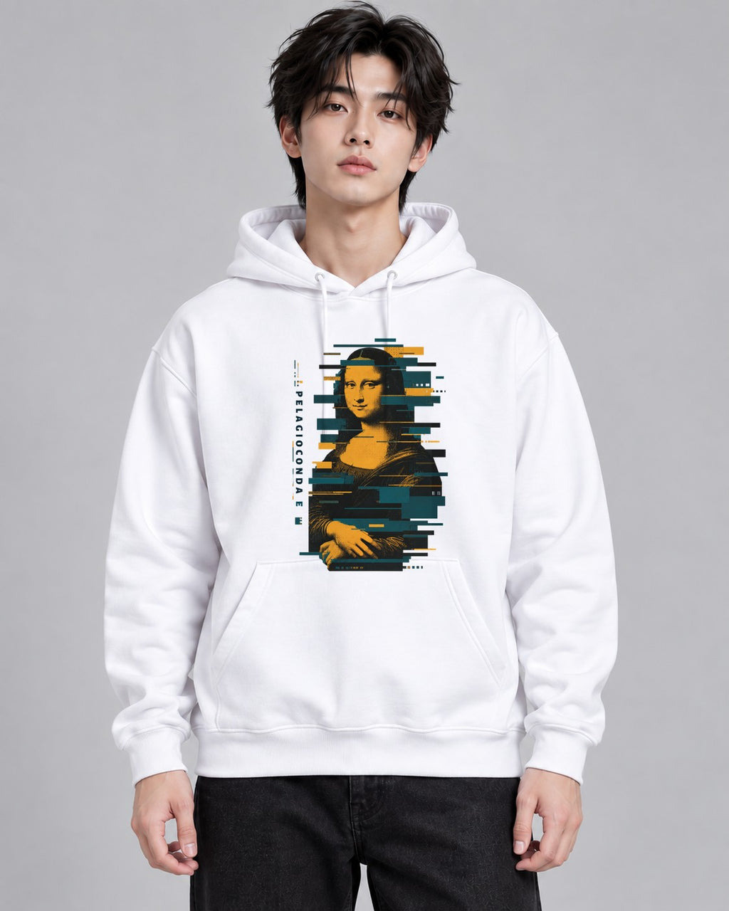 Pelagioconda Glitch - White
