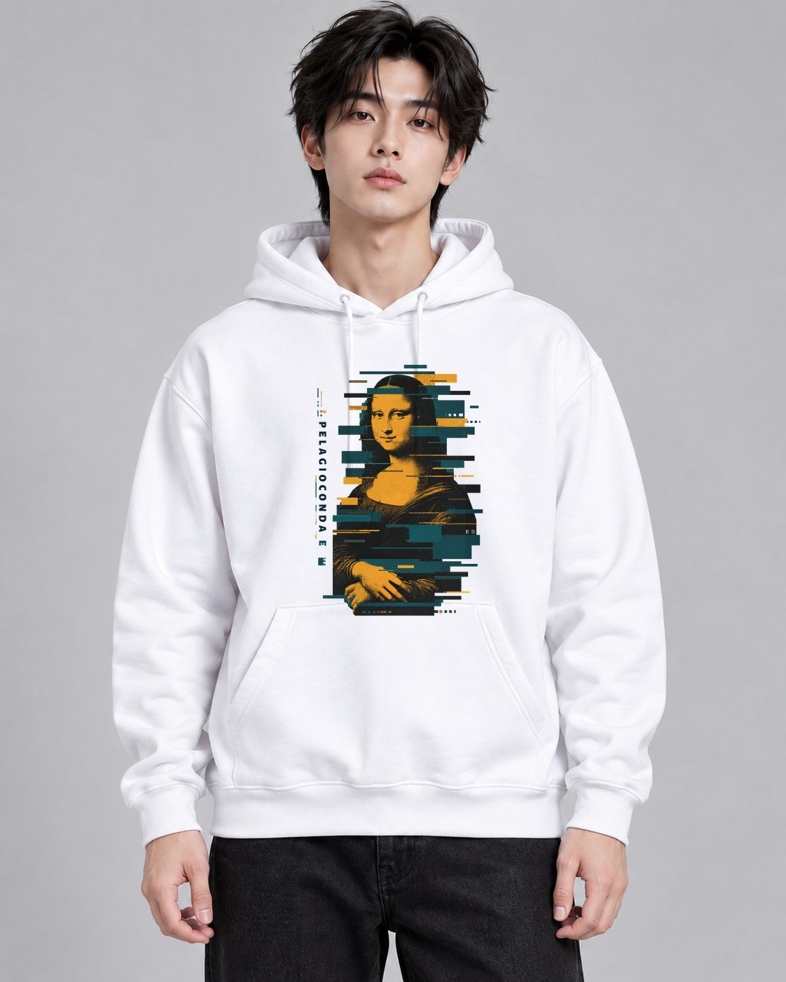Pelagioconda Glitch - White
