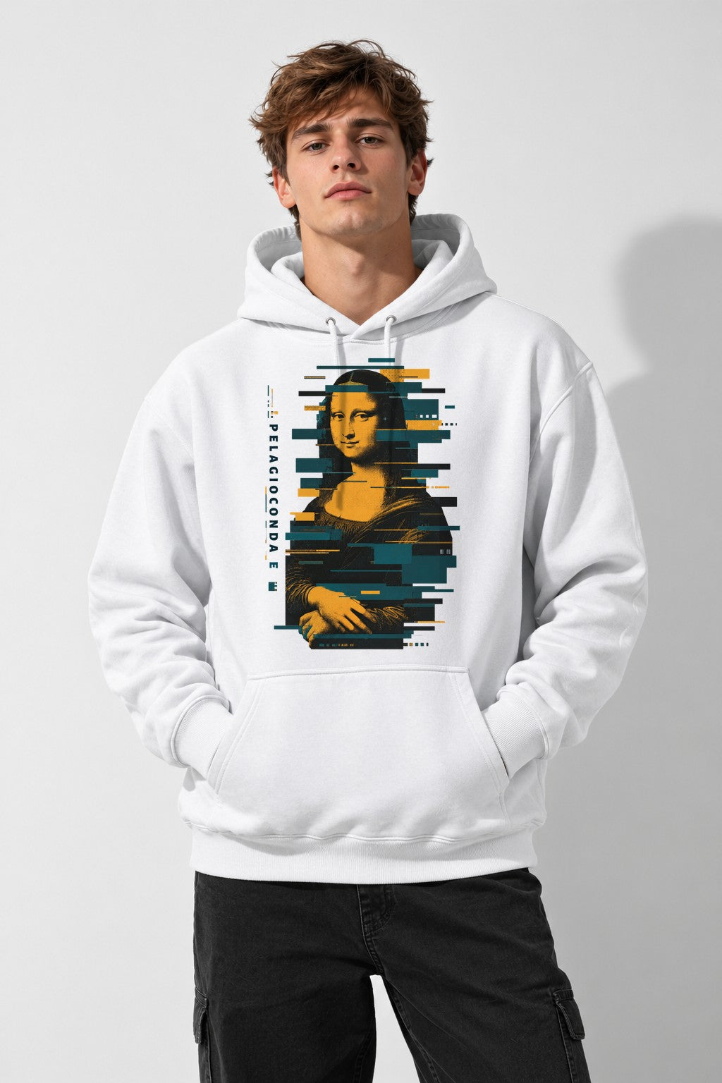 Pelagioconda Glitch - White