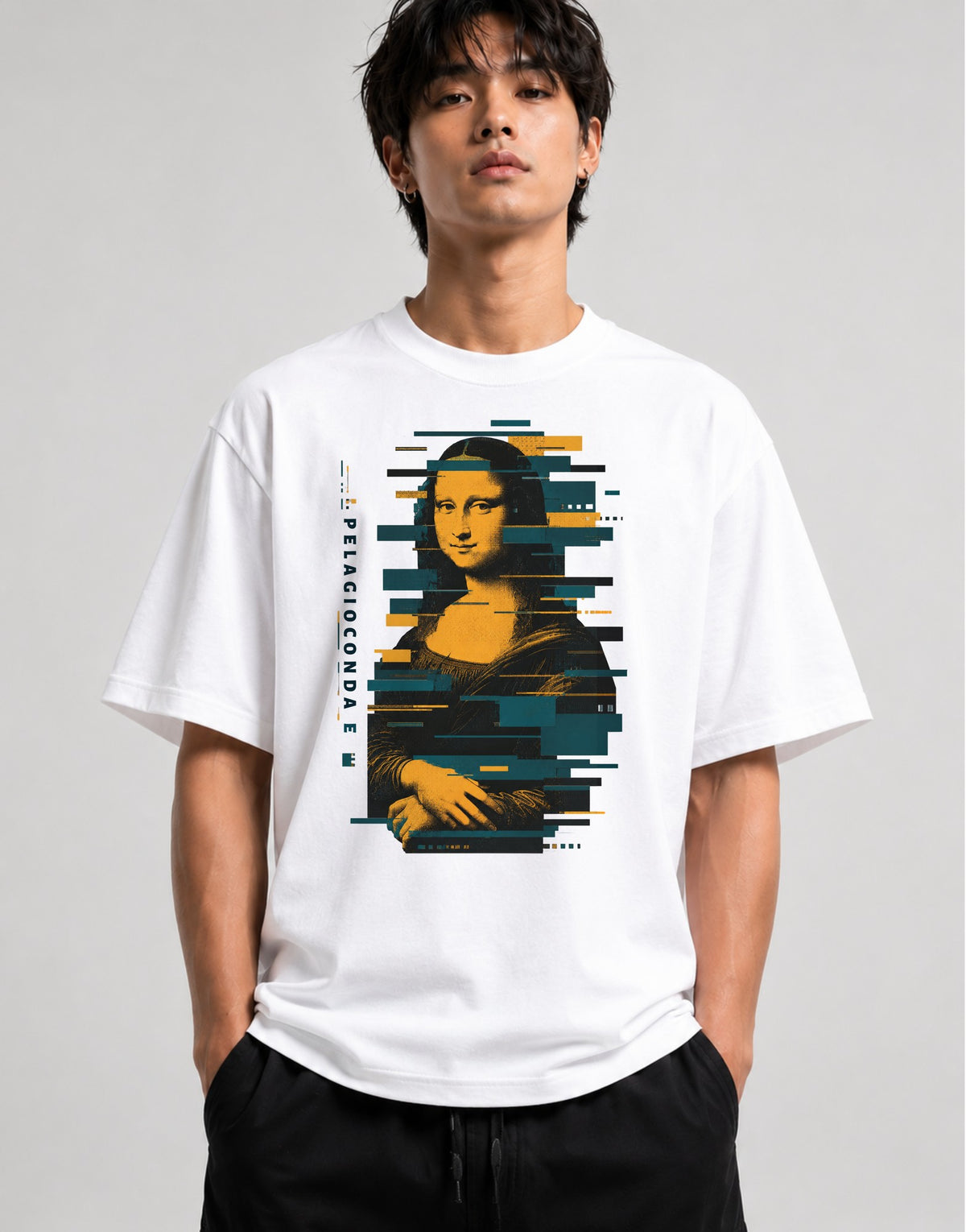 Pelagioconda Glitch - White