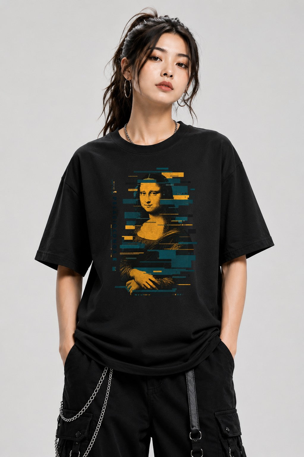Pelagioconda Glitch - Black