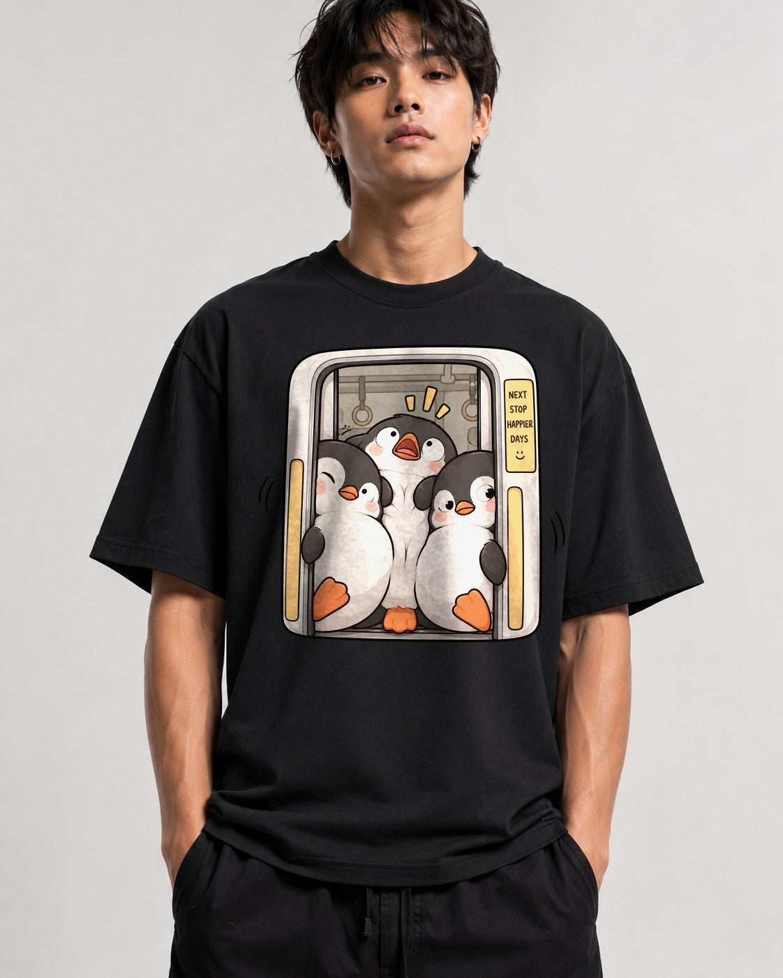 Penguin Commute - Black
