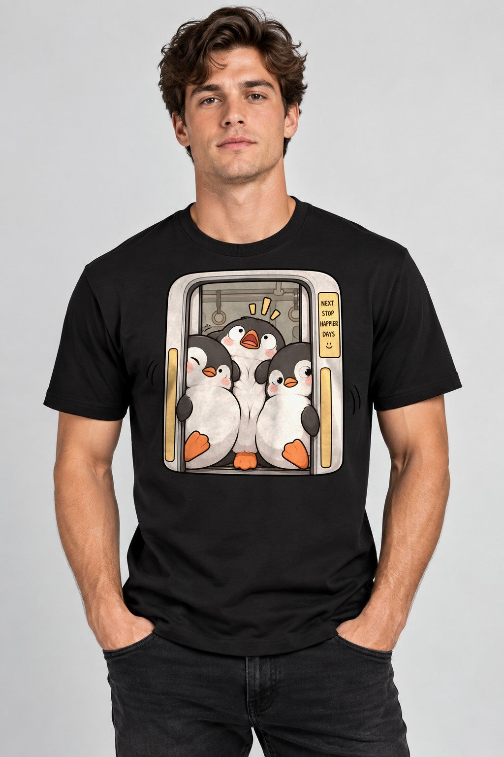 Penguin Commute - Black