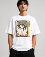 Penguin Commute - White
