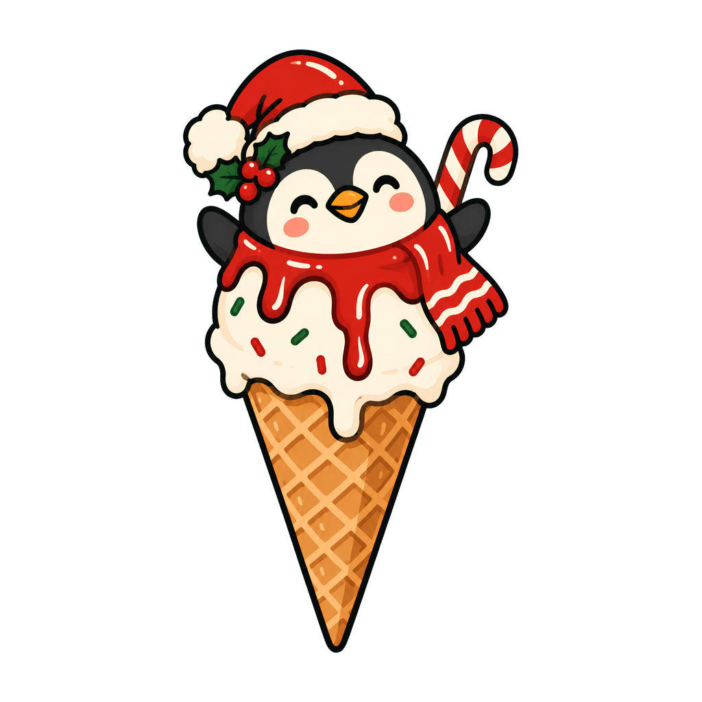 Penguin Ice Cream Cone