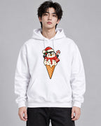 Penguin Ice Cream Cone - White