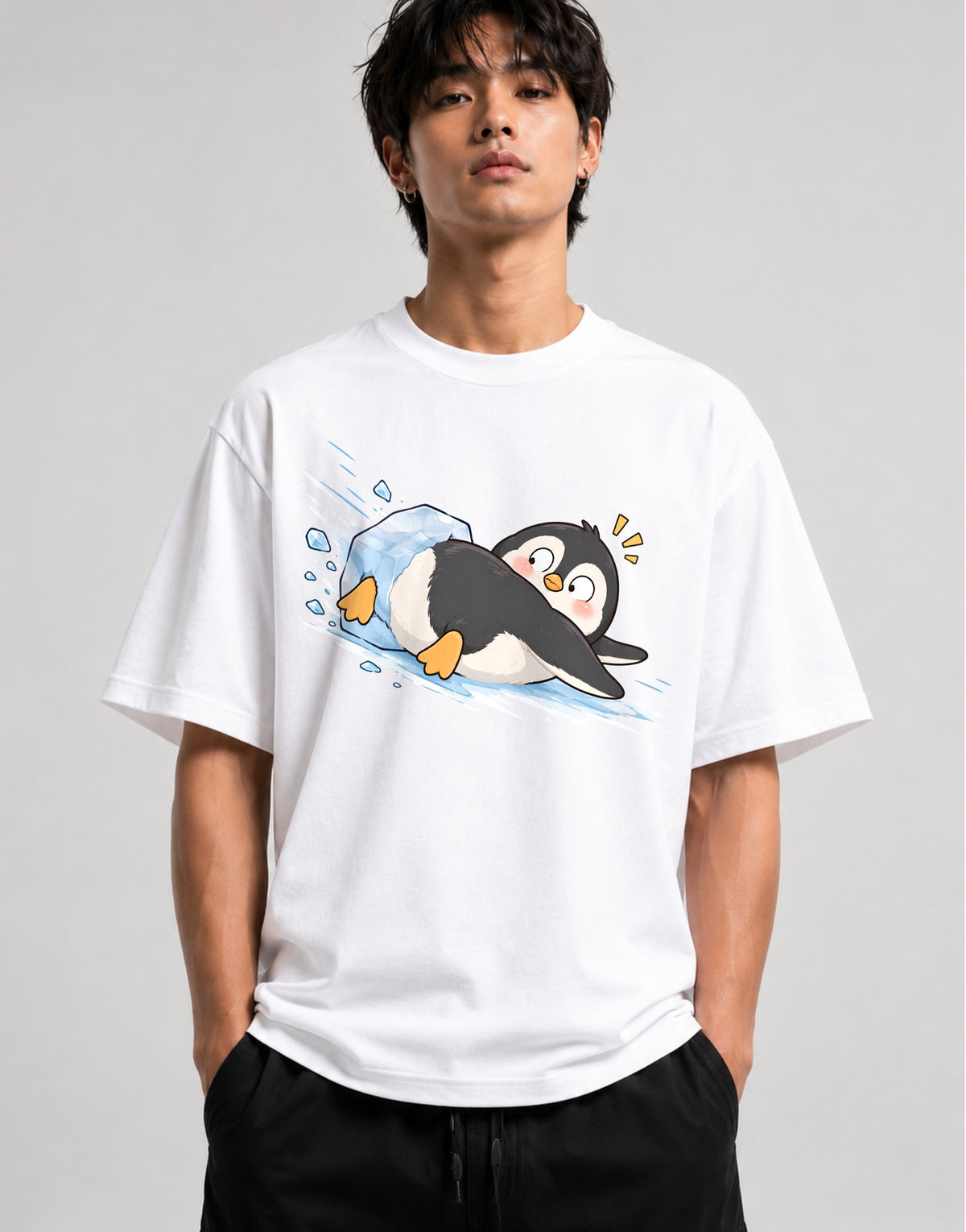 Penguin Ice Slide - White