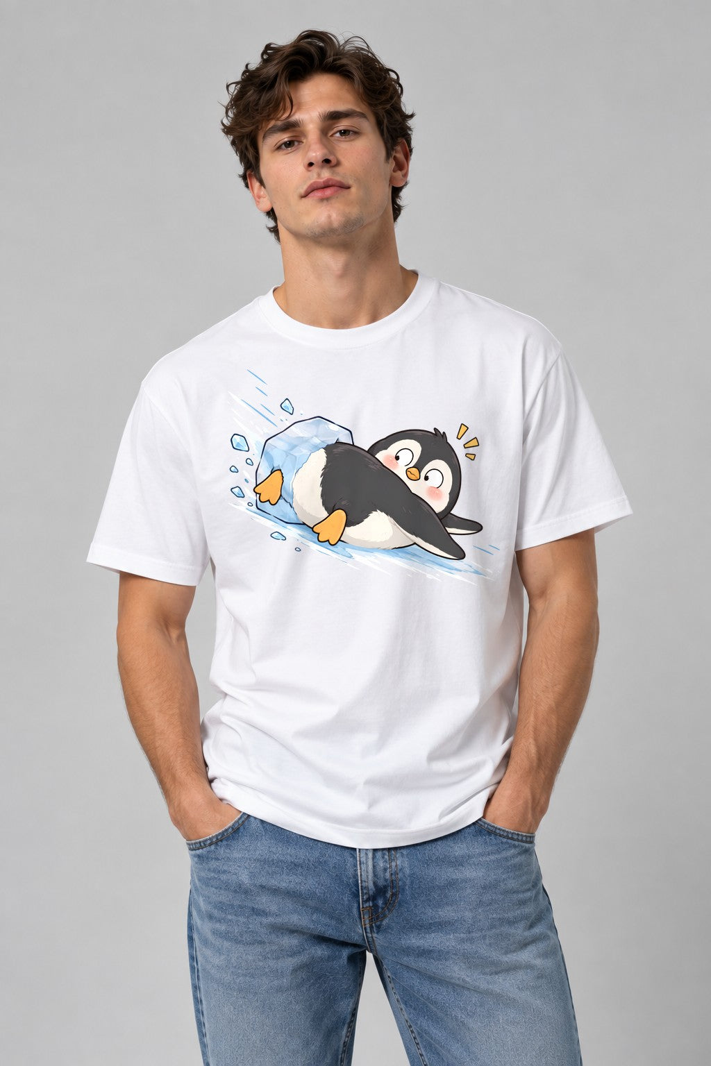 Penguin Ice Slide - White