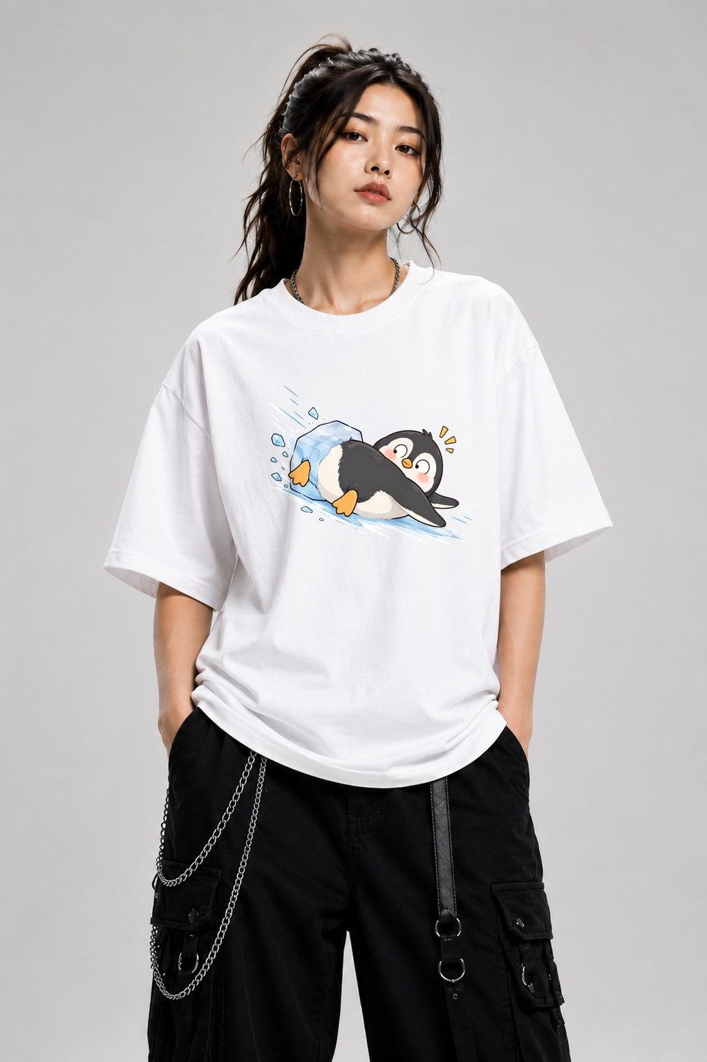 Penguin Ice Slide - White