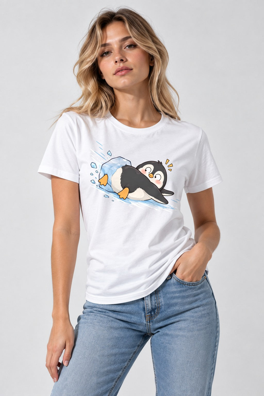 Penguin Ice Slide - White