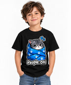 People Off Cat Blanket - Black