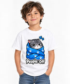 People Off Cat Blanket - White