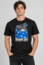 People Off Cat Blanket - Black