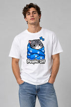 People Off Cat Blanket - White