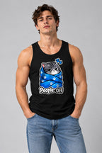 People Off Cat Blanket - Black