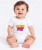 Perfect Fit Bold Retro Typography Graphic Tee - White
