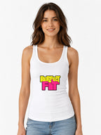Perfect Fit Bold Retro Typography Graphic Tee - White