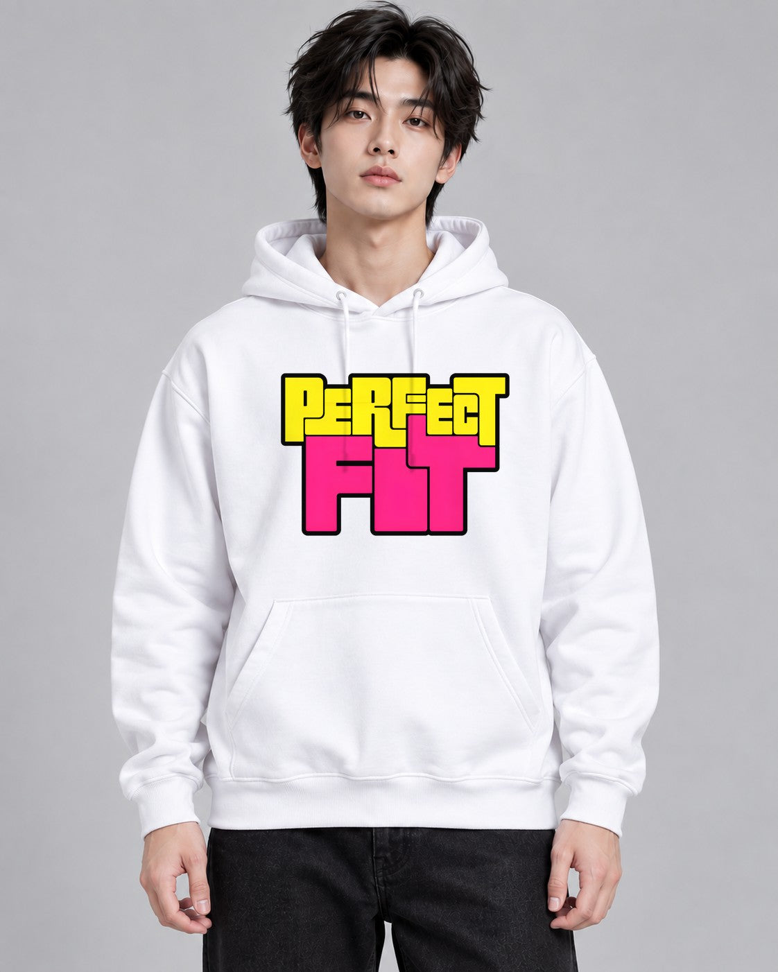 Perfect Fit Typography - White