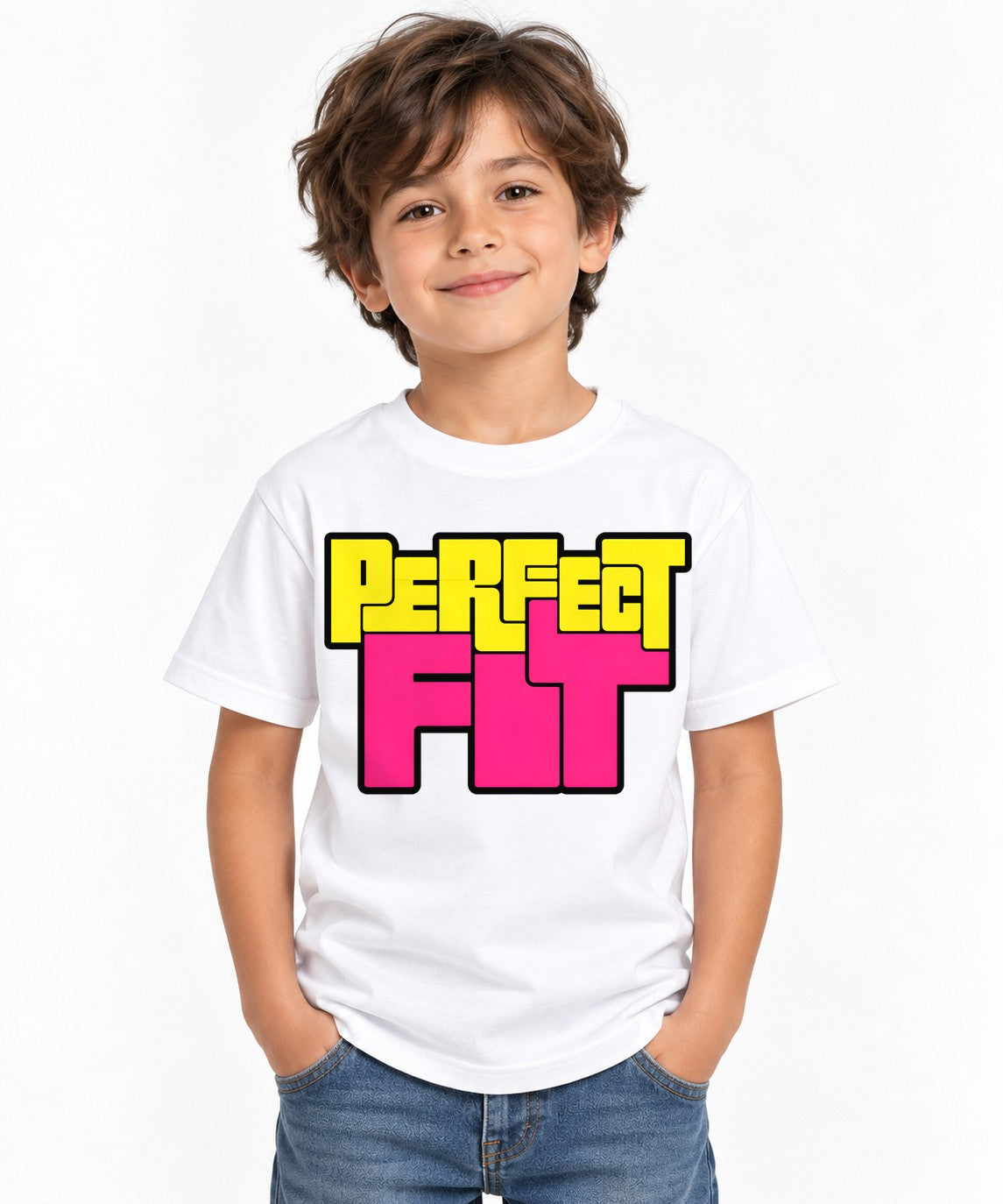 Perfect Fit Typography - White