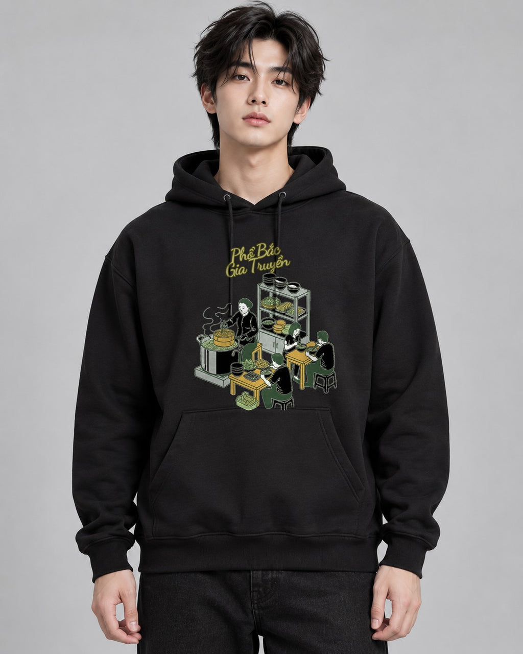 Pho Noodle Stall - Black