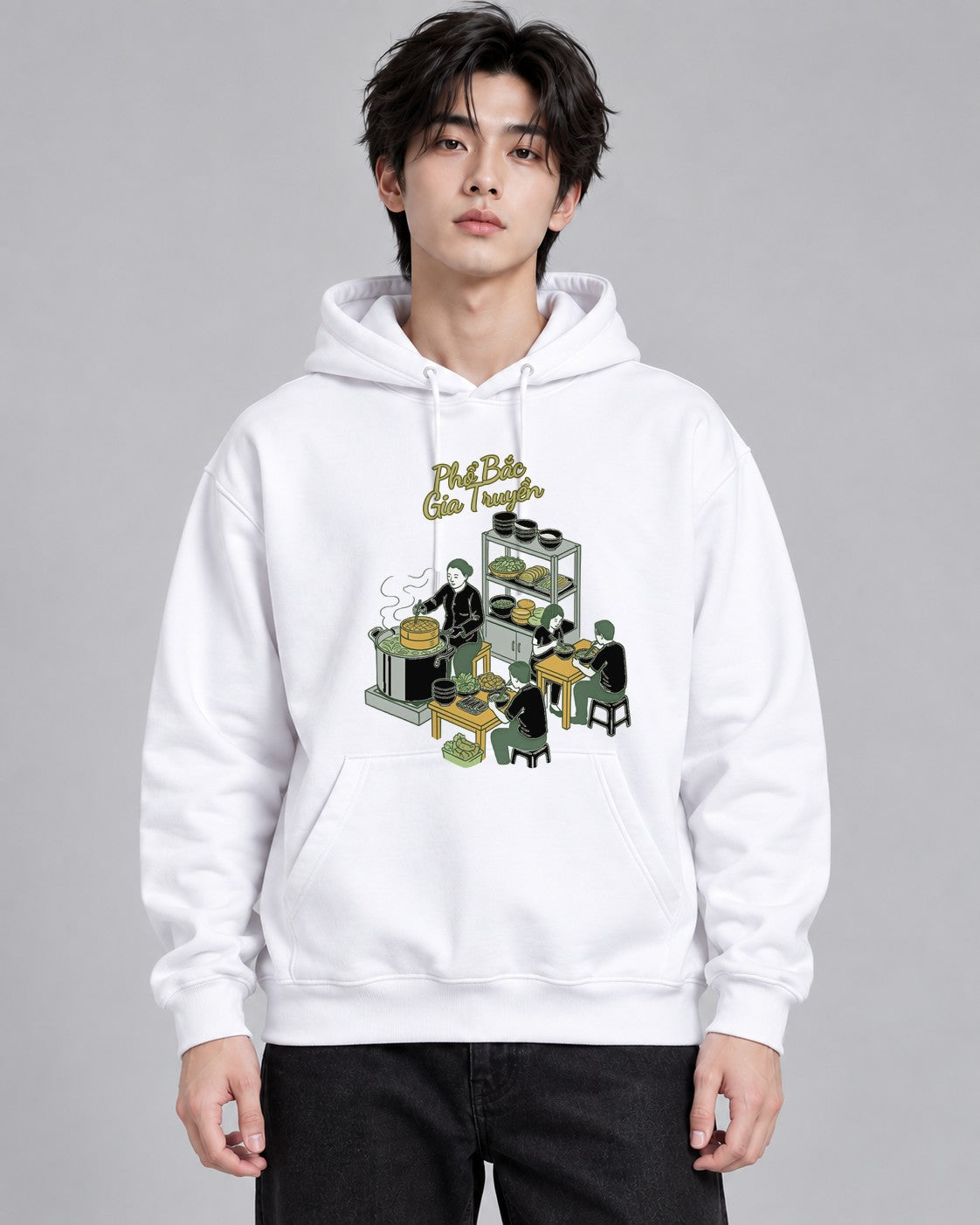Pho Noodle Stall - White