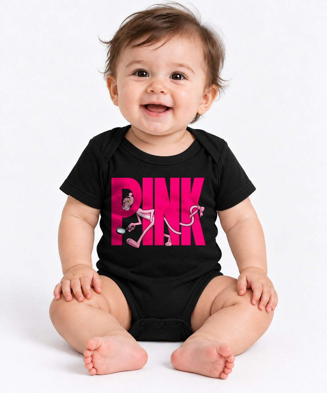 Pink Panther Wordmark - Black
