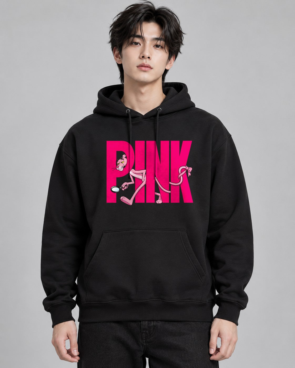 Pink Panther Wordmark - Black