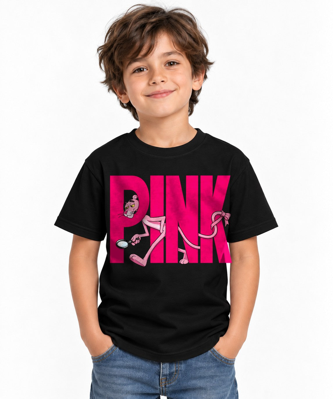 Pink Panther Wordmark - Black